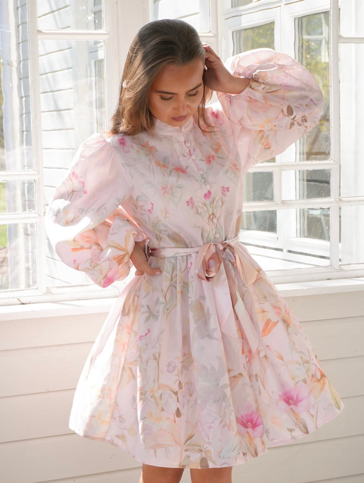 Alva Mini Dress - Rose - Kjoler - Helt Dilla AS