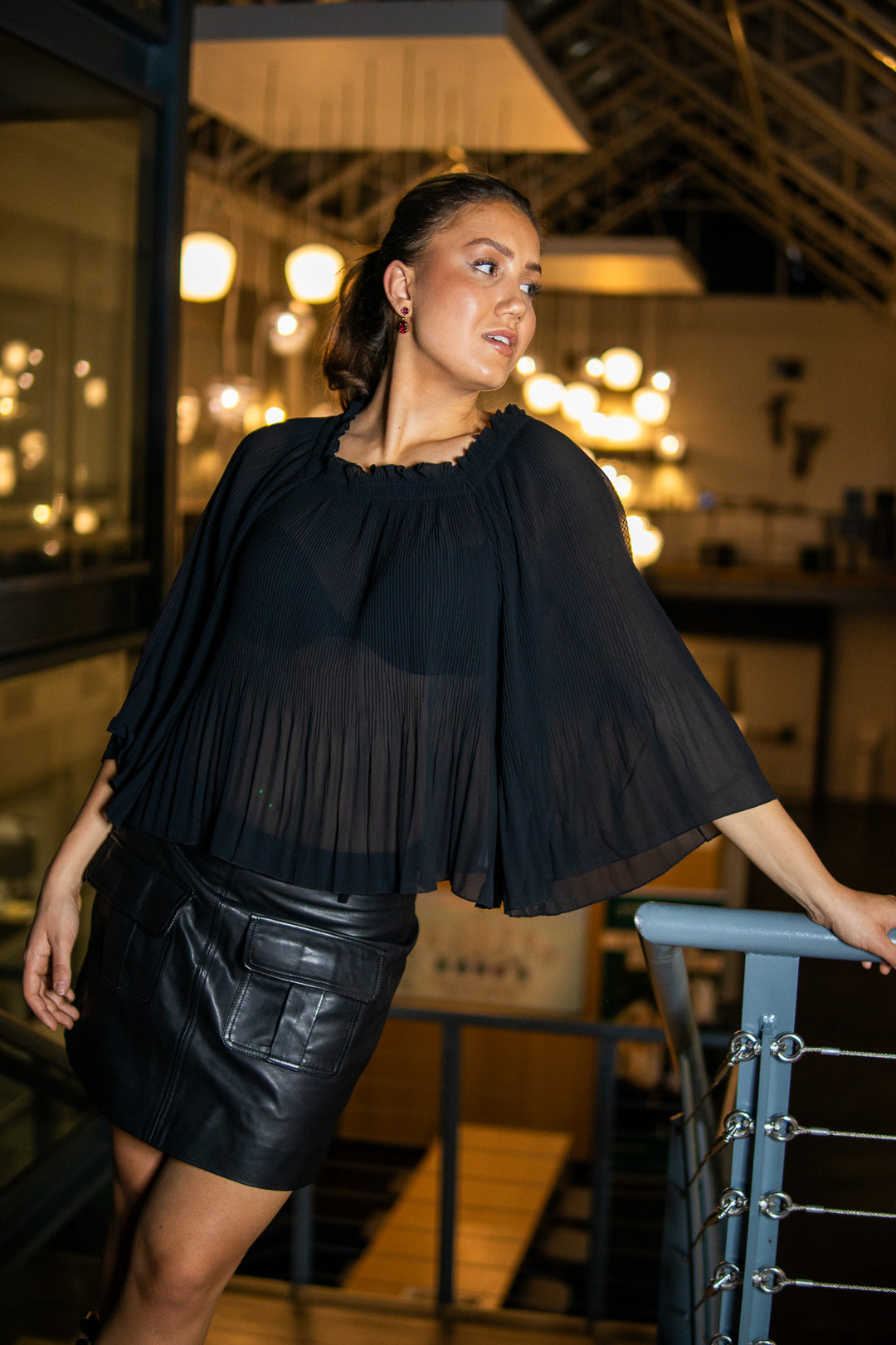Lendra blouse - black - Bluser - Helt Dilla AS