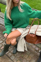 IdaIC Pullover - Green - Genser - Helt Dilla AS