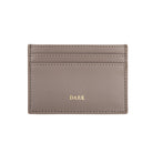Leather Card Holder Nappa - Taupe - Tilbehør - Helt Dilla AS