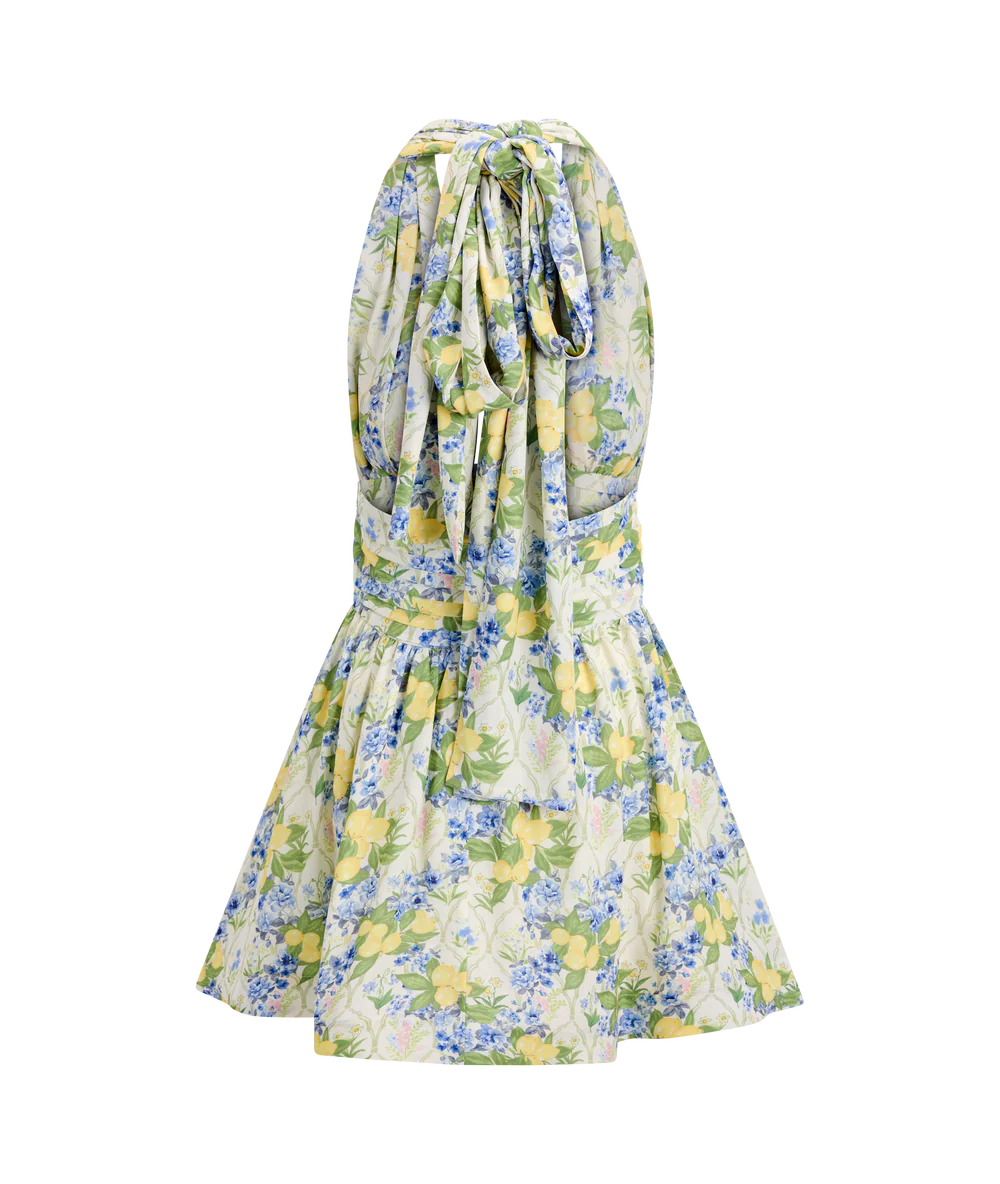 Liora Dress - LEMON AOP - Kjoler - Helt Dilla AS