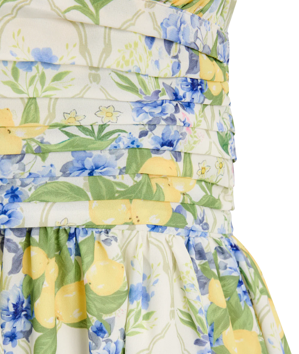 Liora Dress - LEMON AOP - Kjoler - Helt Dilla AS