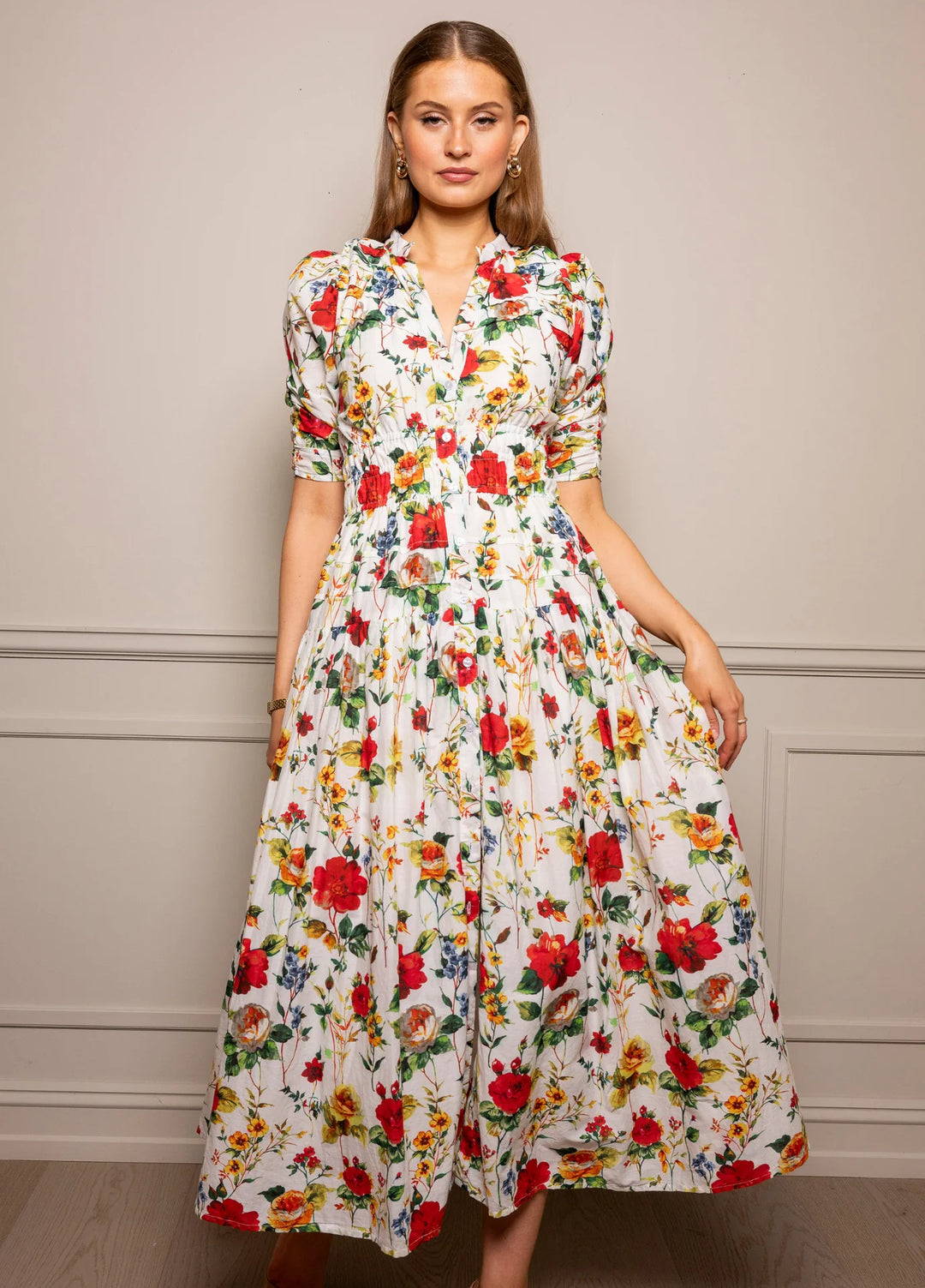 Fabienne dress floral - Kjoler - Helt Dilla AS
