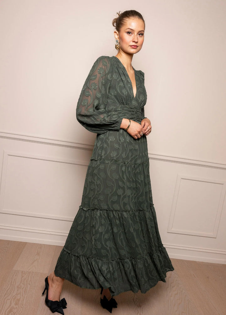 Noor Maxi Dress Luxe Green