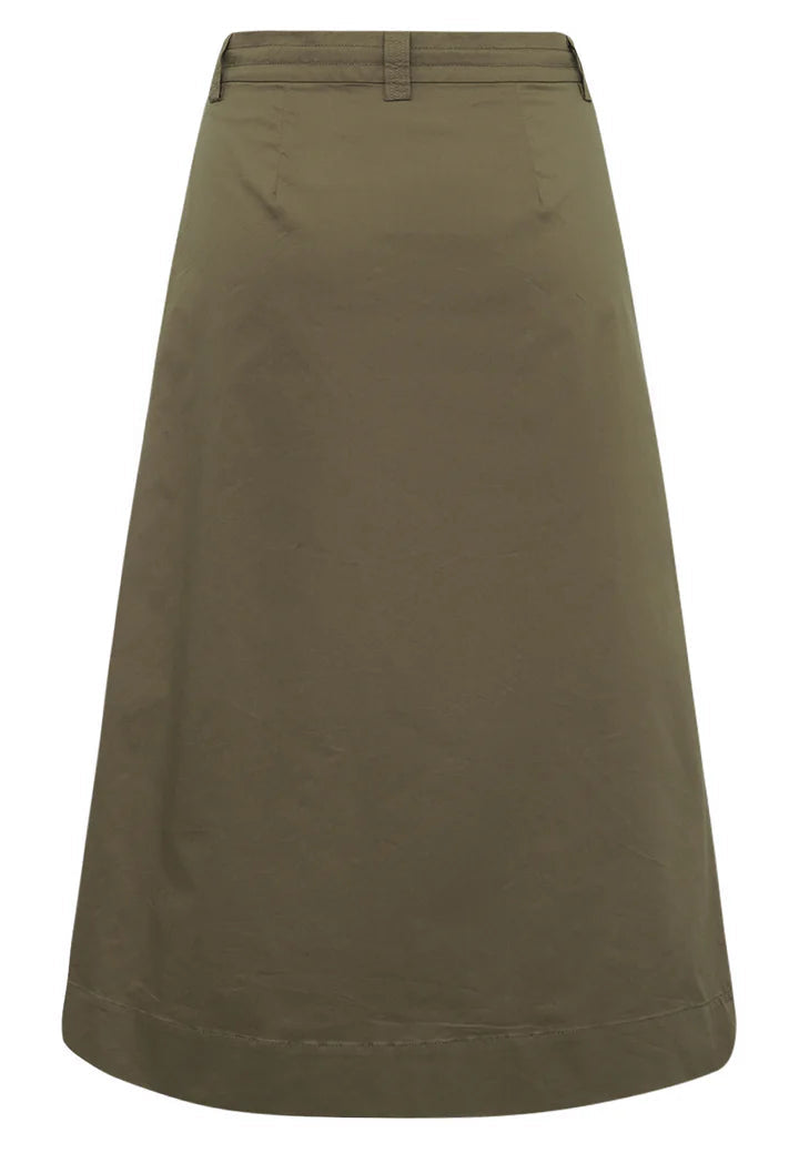 Michela skirt - Khaki Brown - Skjørt - Helt Dilla AS