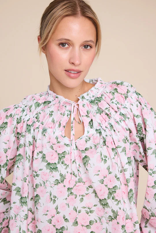Mother Flower Blouse - Pink - Bluser - Helt Dilla AS