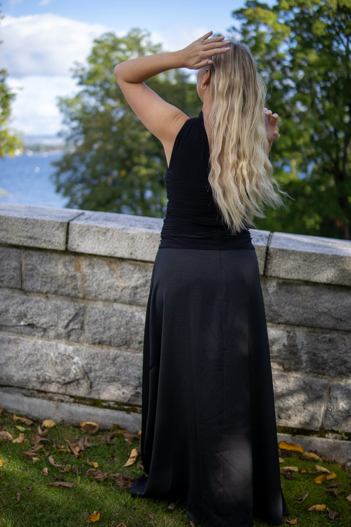 Hamina Long Dress - black - Kjoler - Helt Dilla AS