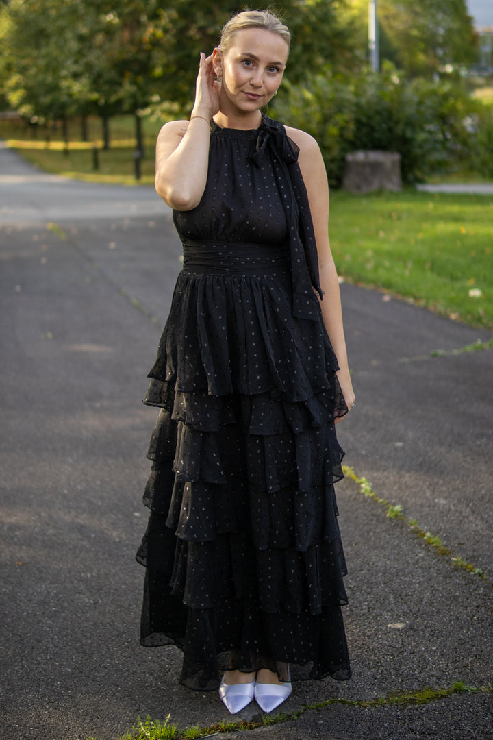 Marli Glitz Dress  - black - Kjoler - Helt Dilla AS