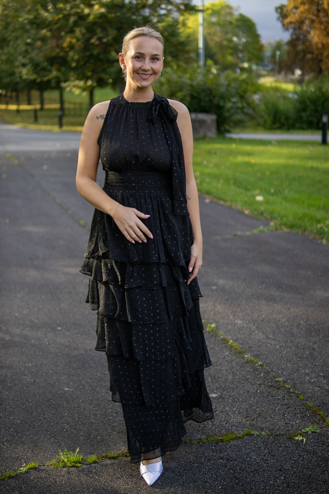 Marli Glitz Dress  - black - Kjoler - Helt Dilla AS