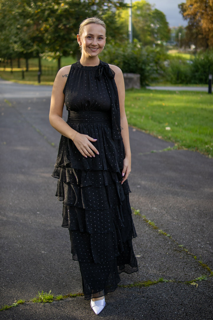 Marli Glitz Dress  - black - Kjoler - Helt Dilla AS