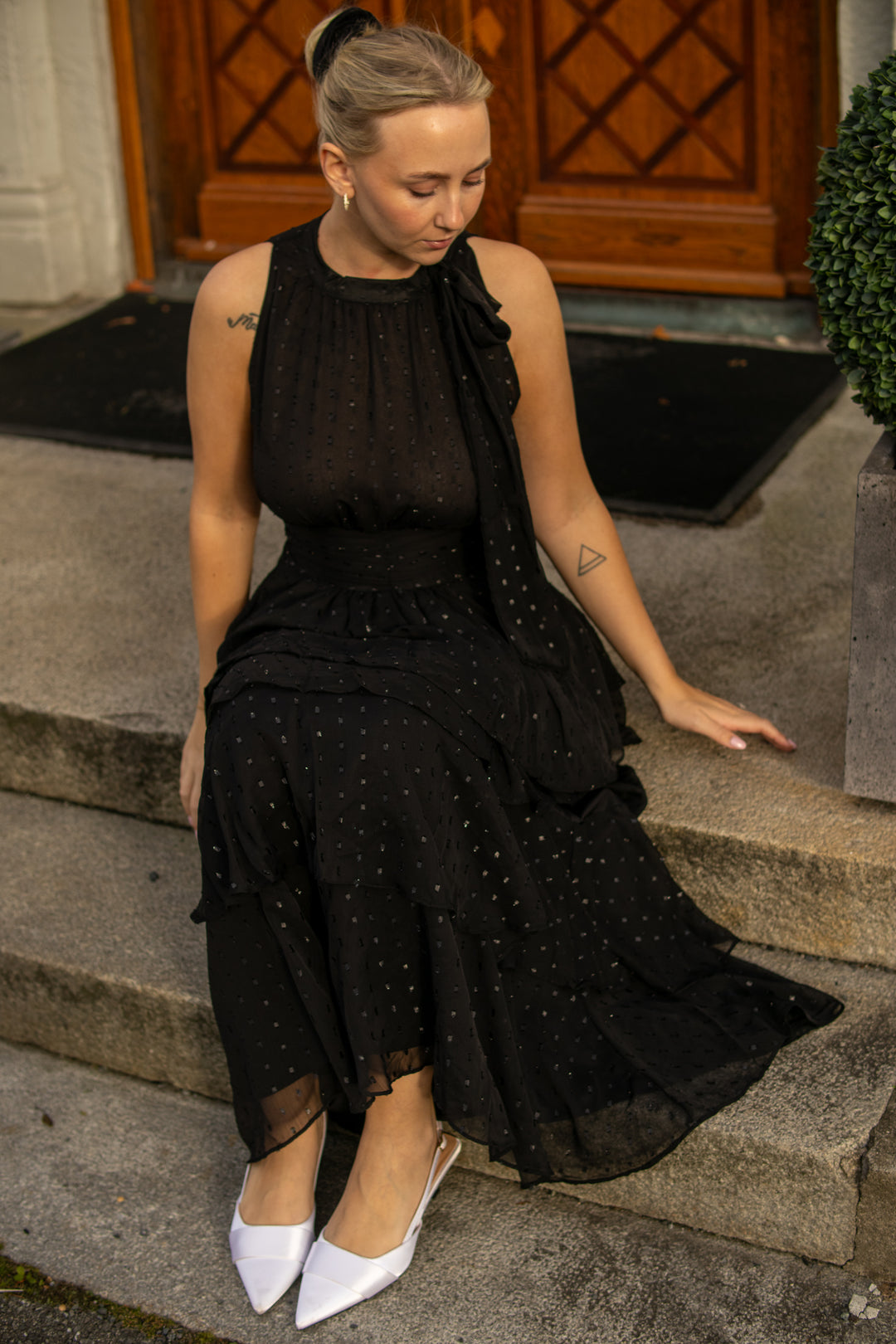 Marli Glitz Dress  - black - Kjoler - Helt Dilla AS