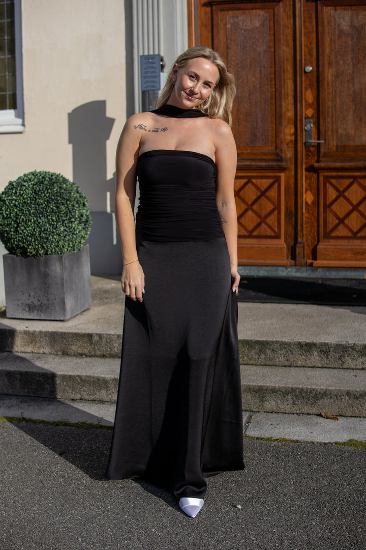 Hamina Long Dress - black - Kjoler - Helt Dilla AS