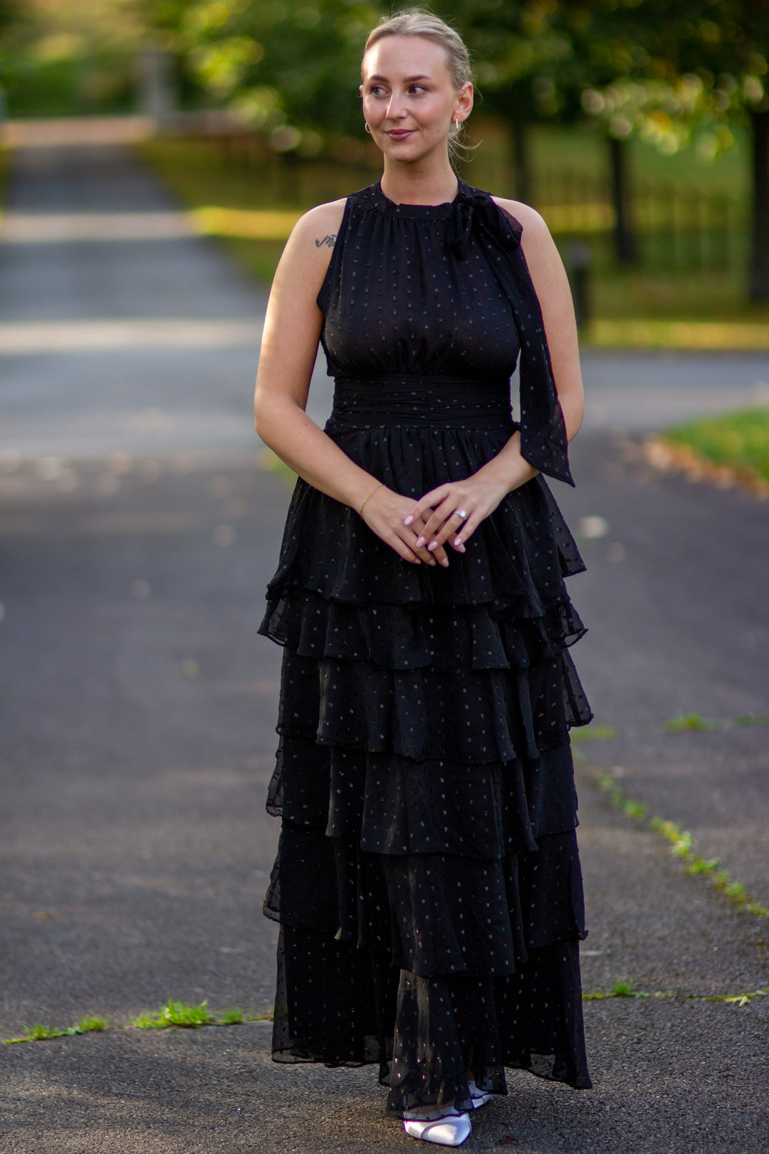 Marli Glitz Dress  - black - Kjoler - Helt Dilla AS