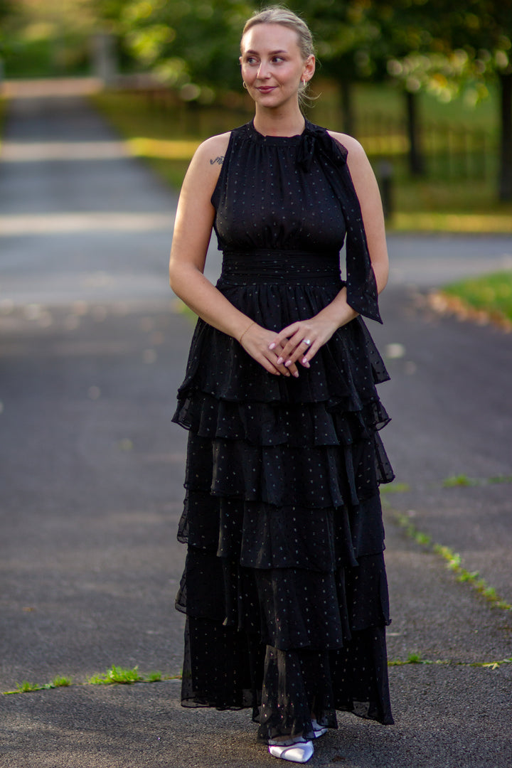 Marli Glitz Dress  - black - Kjoler - Helt Dilla AS