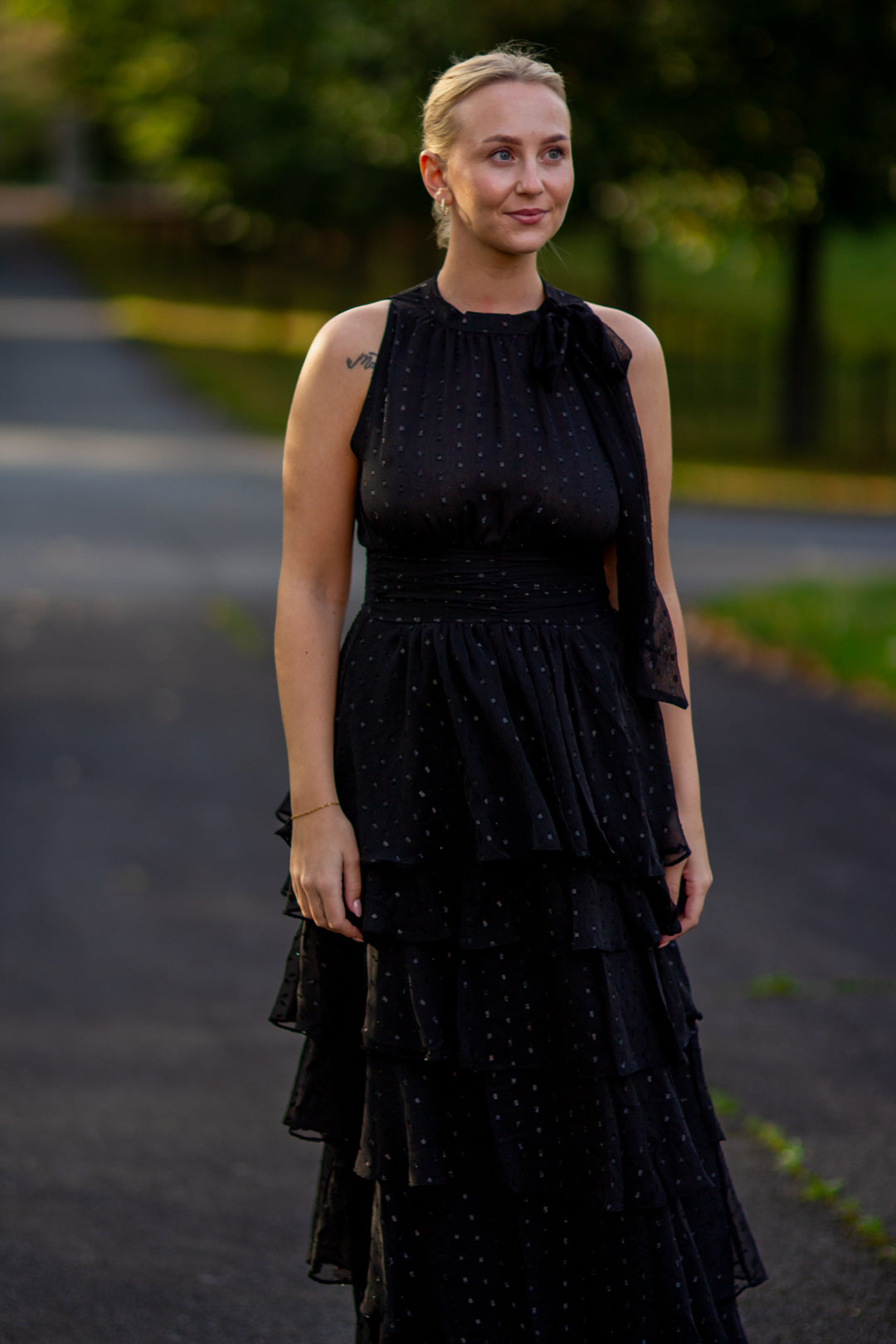 Marli Glitz Dress  - black - Kjoler - Helt Dilla AS