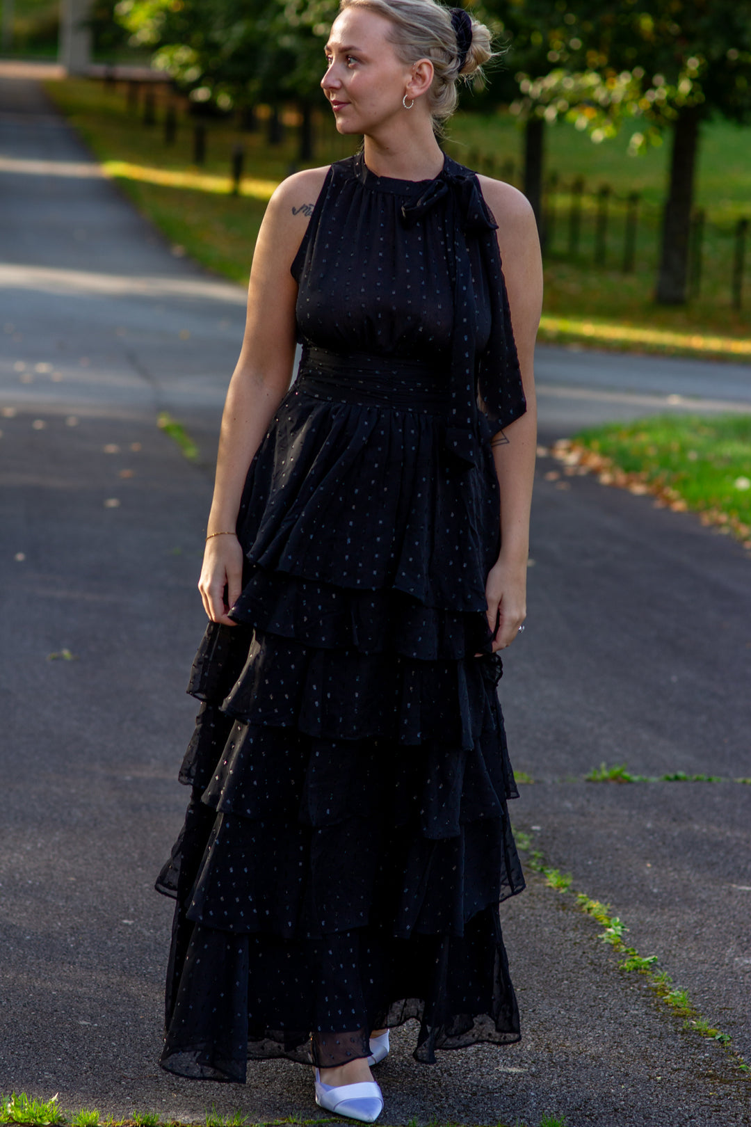 Marli Glitz Dress  - black - Kjoler - Helt Dilla AS