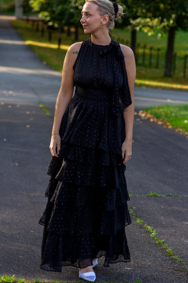 Marli Glitz Dress  - black - Kjoler - Helt Dilla AS