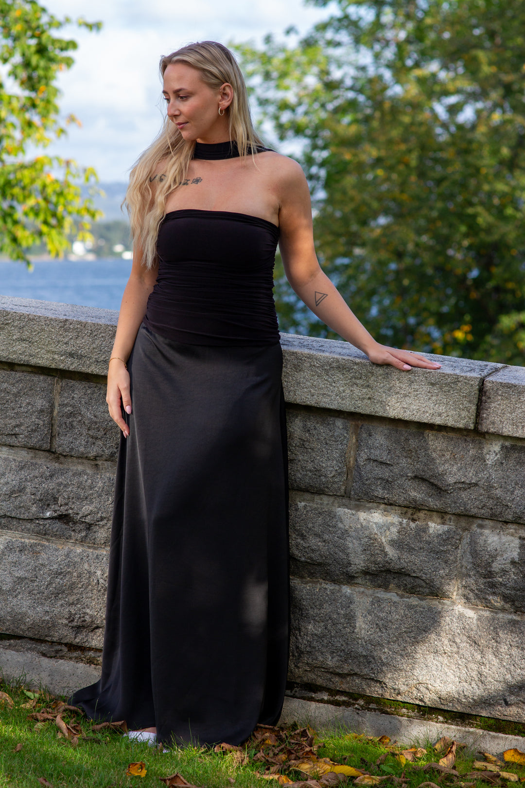 Hamina Long Dress - black - Kjoler - Helt Dilla AS