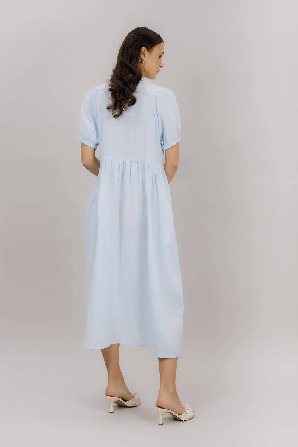 Nissi Dress - Blue - Kjoler - Helt Dilla AS