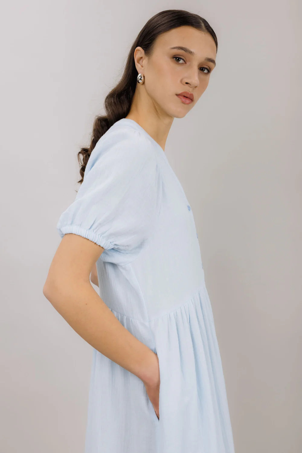 Nissi Dress - Blue - Kjoler - Helt Dilla AS