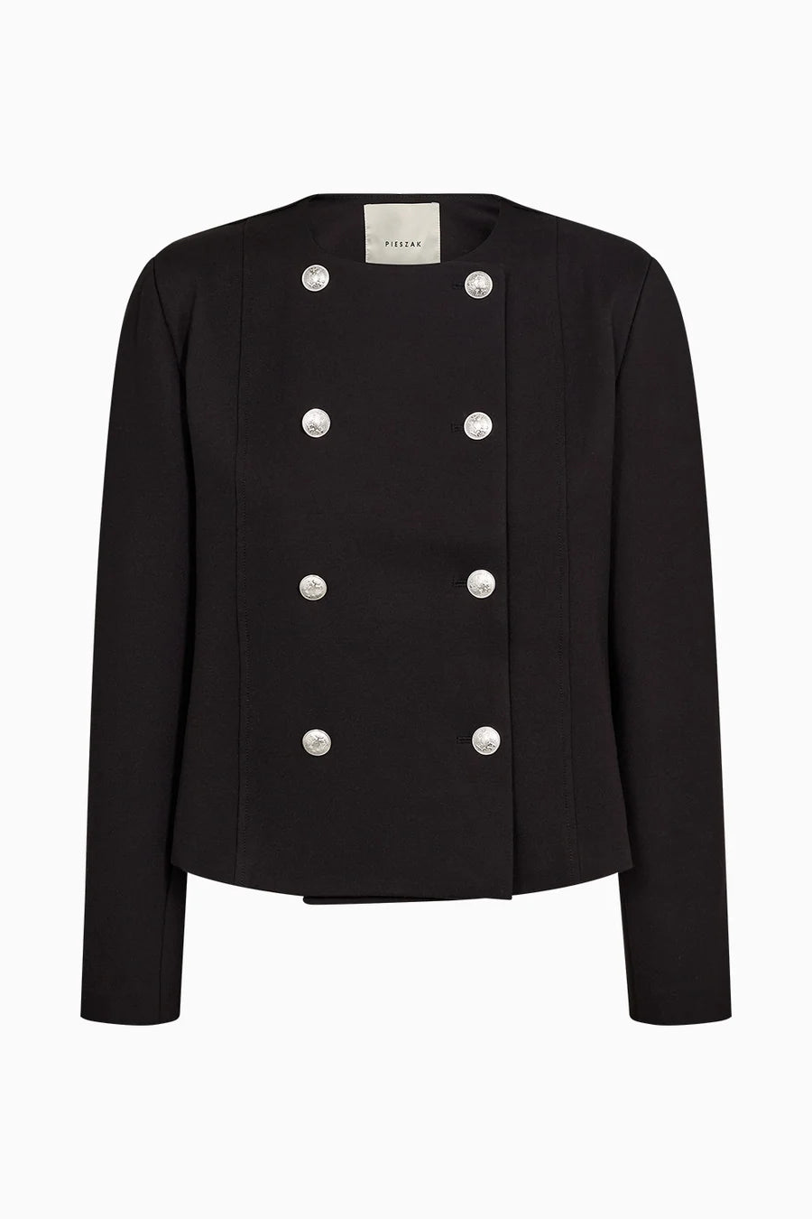 Ella Button Jacket - Black - Jakke - Helt Dilla AS
