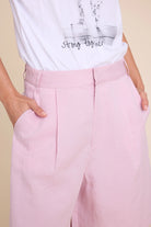 Pluto Linen shorts - Pink - Shorts - Helt Dilla AS