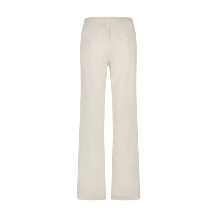 Colette cotton linen - pearl - Bukser - Helt Dilla AS