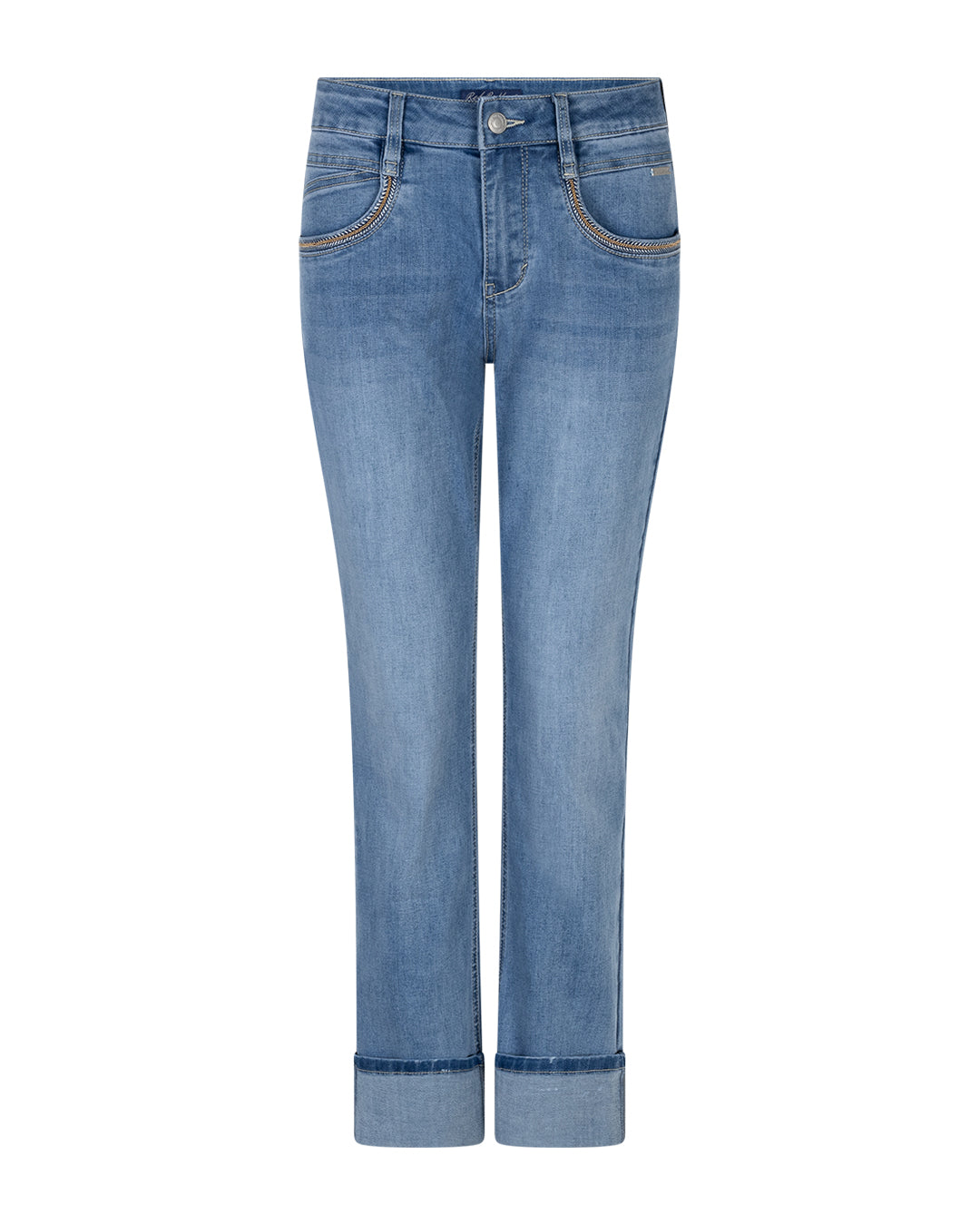 Kate Denim Embroid Pockets - Stone Used - Jeans - Helt Dilla AS