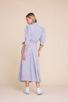 Scarlett short stripe - grey - Kjoler - Helt Dilla AS