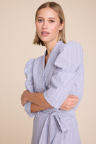 Scarlett short stripe - grey - Kjoler - Helt Dilla AS