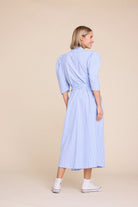 Scarlett short stripe - light blue - Kjoler - Helt Dilla AS