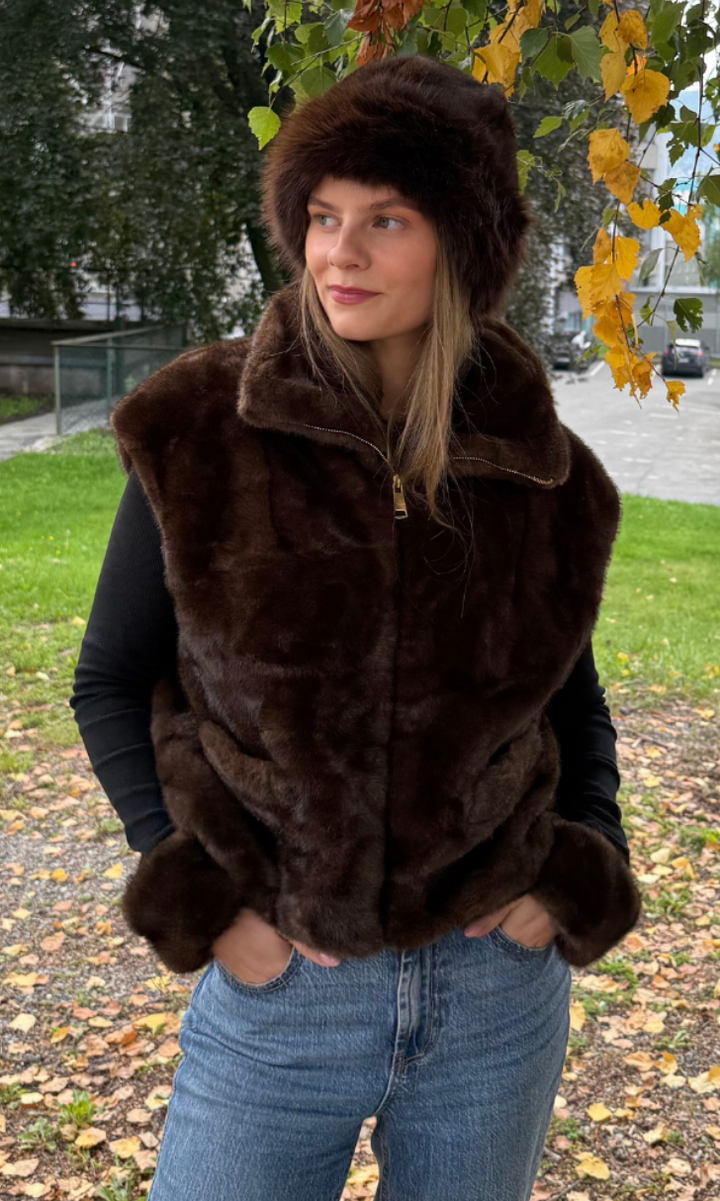 St. Moritz Fuskepels vest