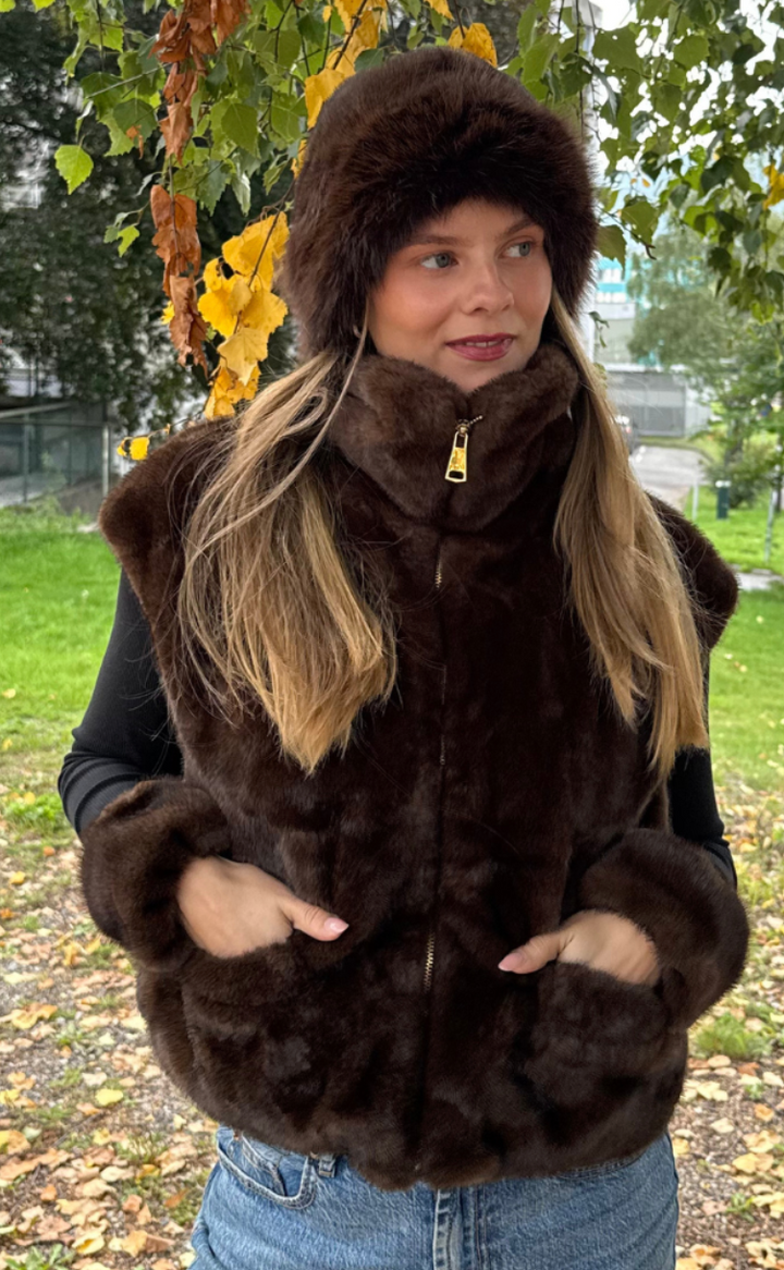 St. Moritz Fuskepels vest