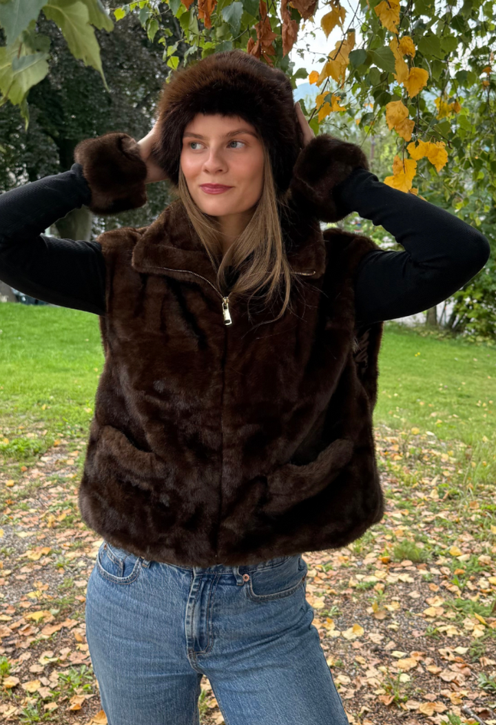 St. Moritz Fuskepels vest