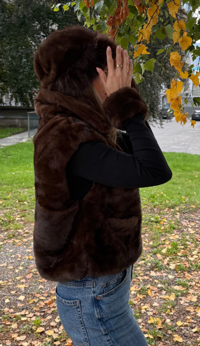 St. Moritz Fuskepels vest