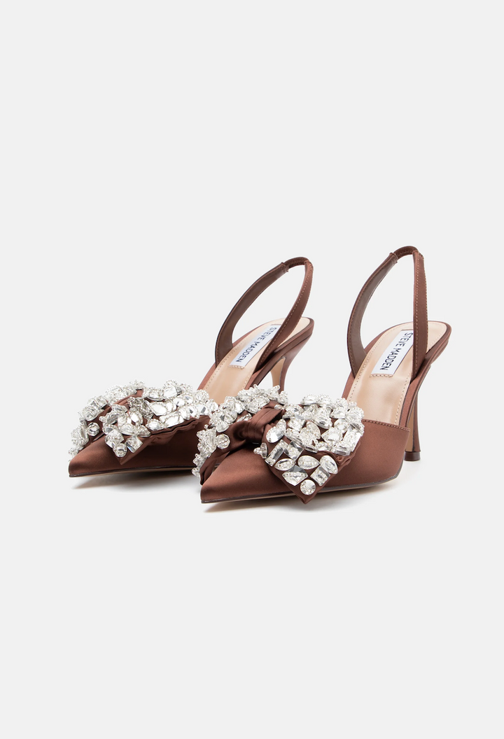 Lumma Pump - Brown Satin