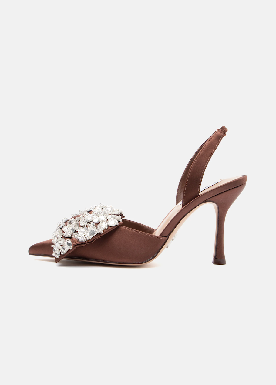 Lumma Pump - Brown Satin - Sko - Helt Dilla AS