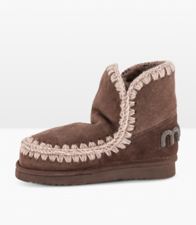 MOU Eskimo 18 Boot - Glitter Logo Brun - Sko - Helt Dilla AS