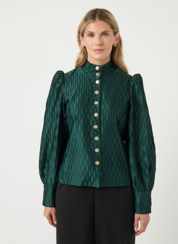 Ripple Skjorte - Grønn - Bluser - Helt Dilla AS