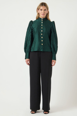 Ripple Skjorte - Grønn - Bluser - Helt Dilla AS