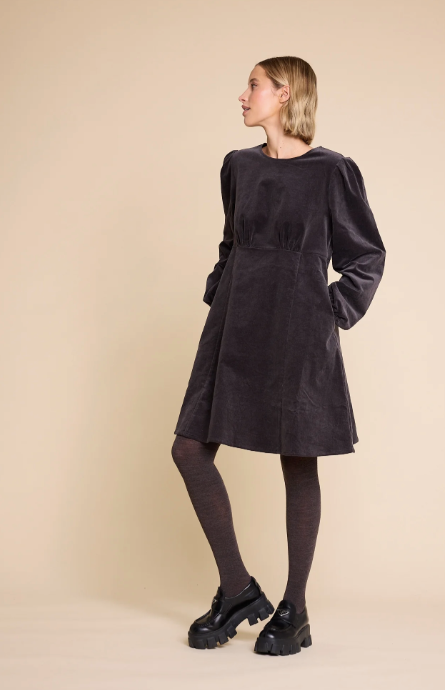 Miller Short Cord Kjole - Antracite - Kjoler - Helt Dilla AS