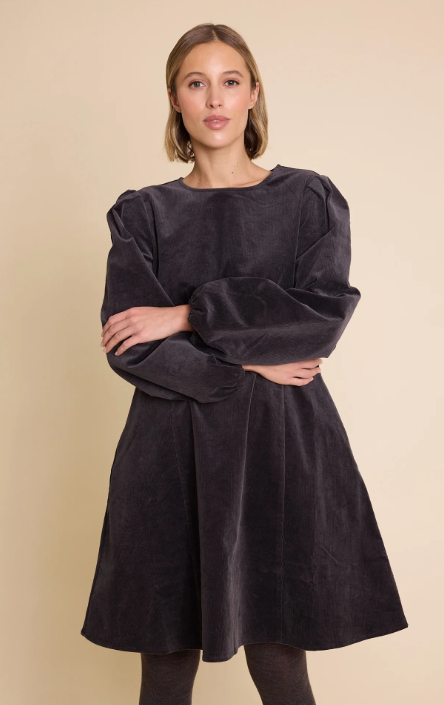 Miller Short Cord Kjole - Antracite - Kjoler - Helt Dilla AS