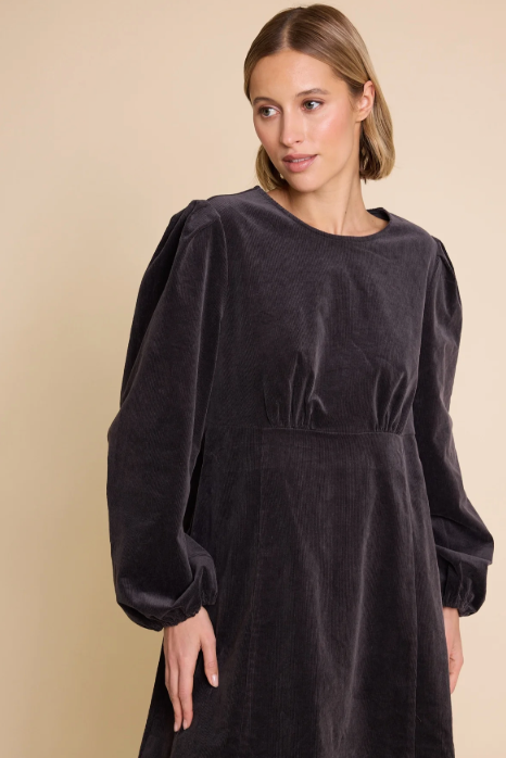 Miller Short Cord Kjole - Antracite - Kjoler - Helt Dilla AS