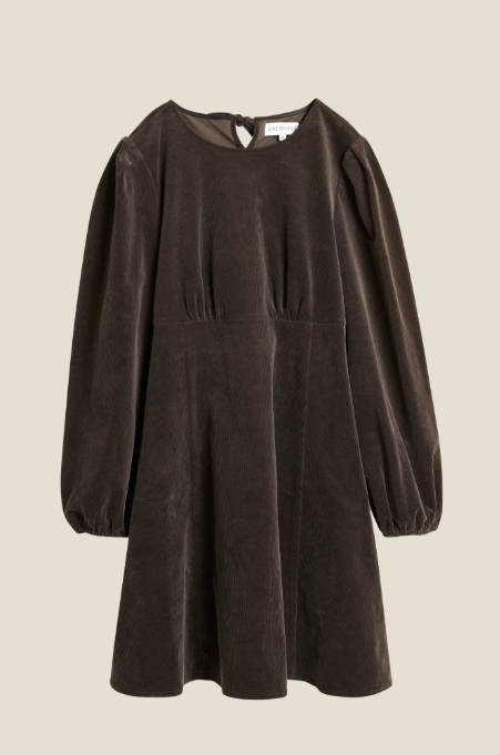 Miller Short Cord Kjole - Antracite