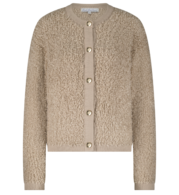 Jacket Knit Boulce - Latte