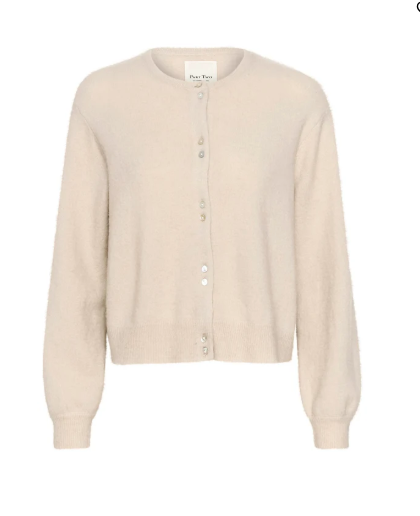 Ninell PW CA - Cardigan french oak - Cardigans - Helt Dilla AS