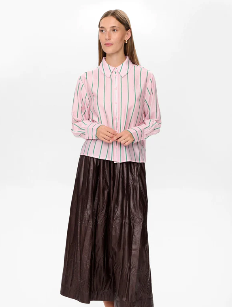 Joni Shirt - Roseate Spoonbill - Skjorter - Helt Dilla AS