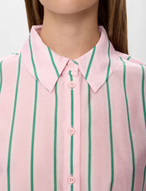 Joni Shirt - Roseate Spoonbill - Skjorter - Helt Dilla AS