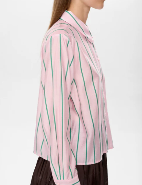 Joni Shirt - Roseate Spoonbill - Skjorter - Helt Dilla AS