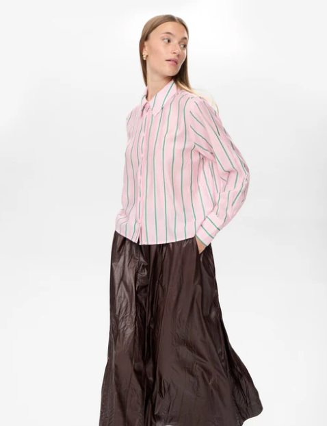 Joni Shirt - Roseate Spoonbill - Skjorter - Helt Dilla AS